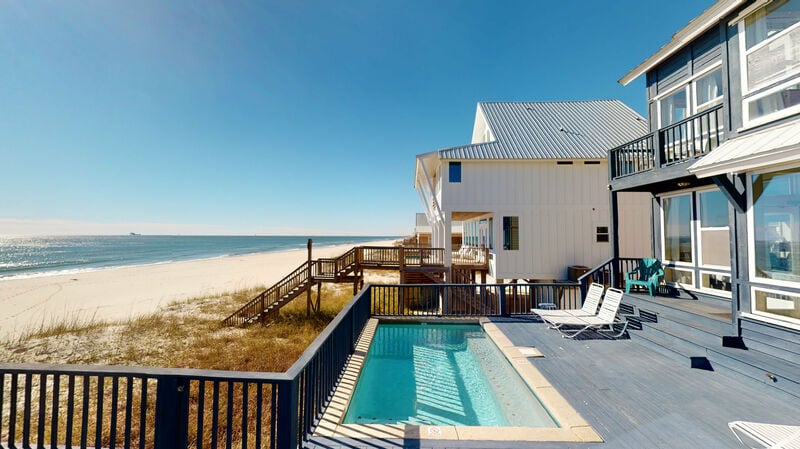 Affordable Fort Morgan Beach House Rentals with a Private Pool